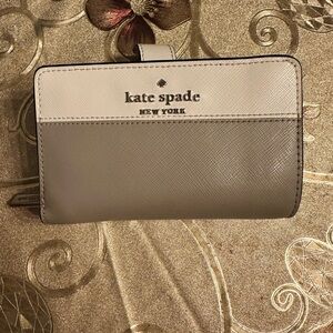 Kate Spade Two-Tone Gray Wallet